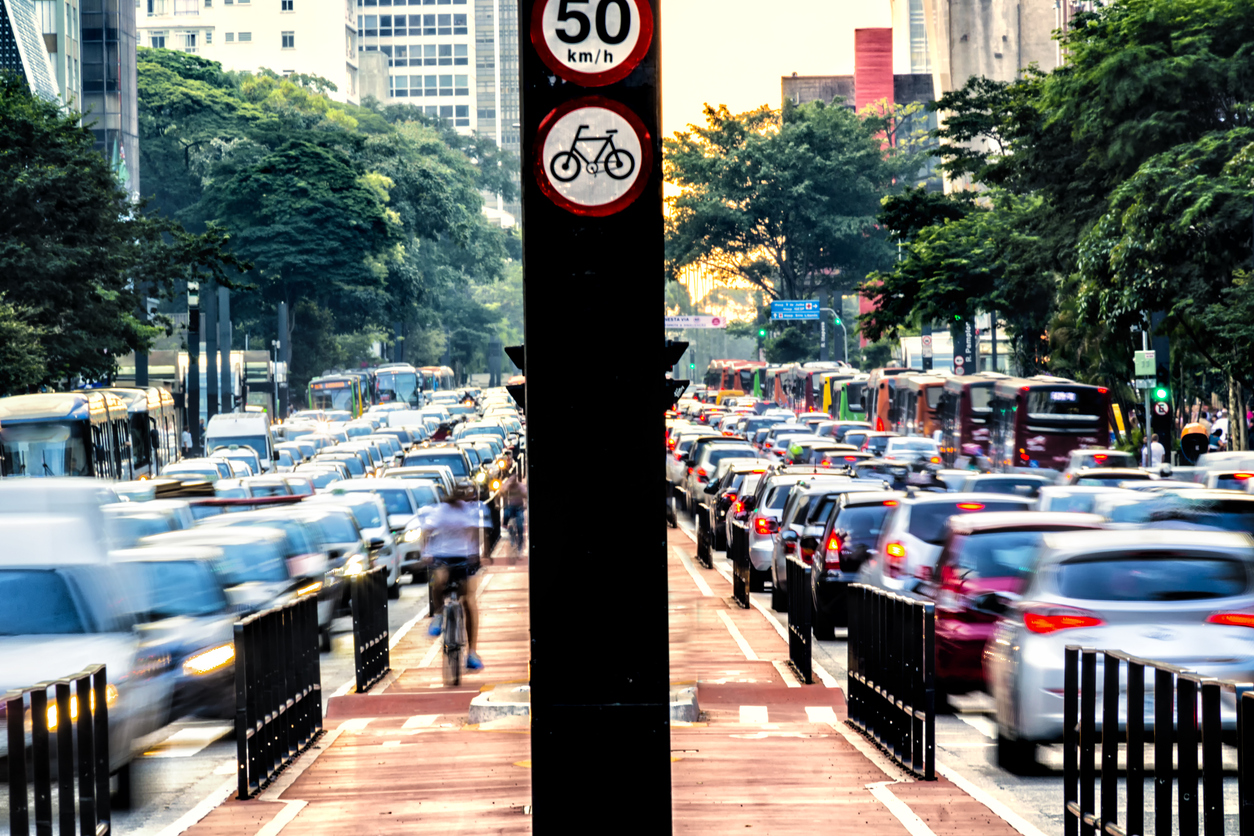 Trânsito na Avenida Paulista