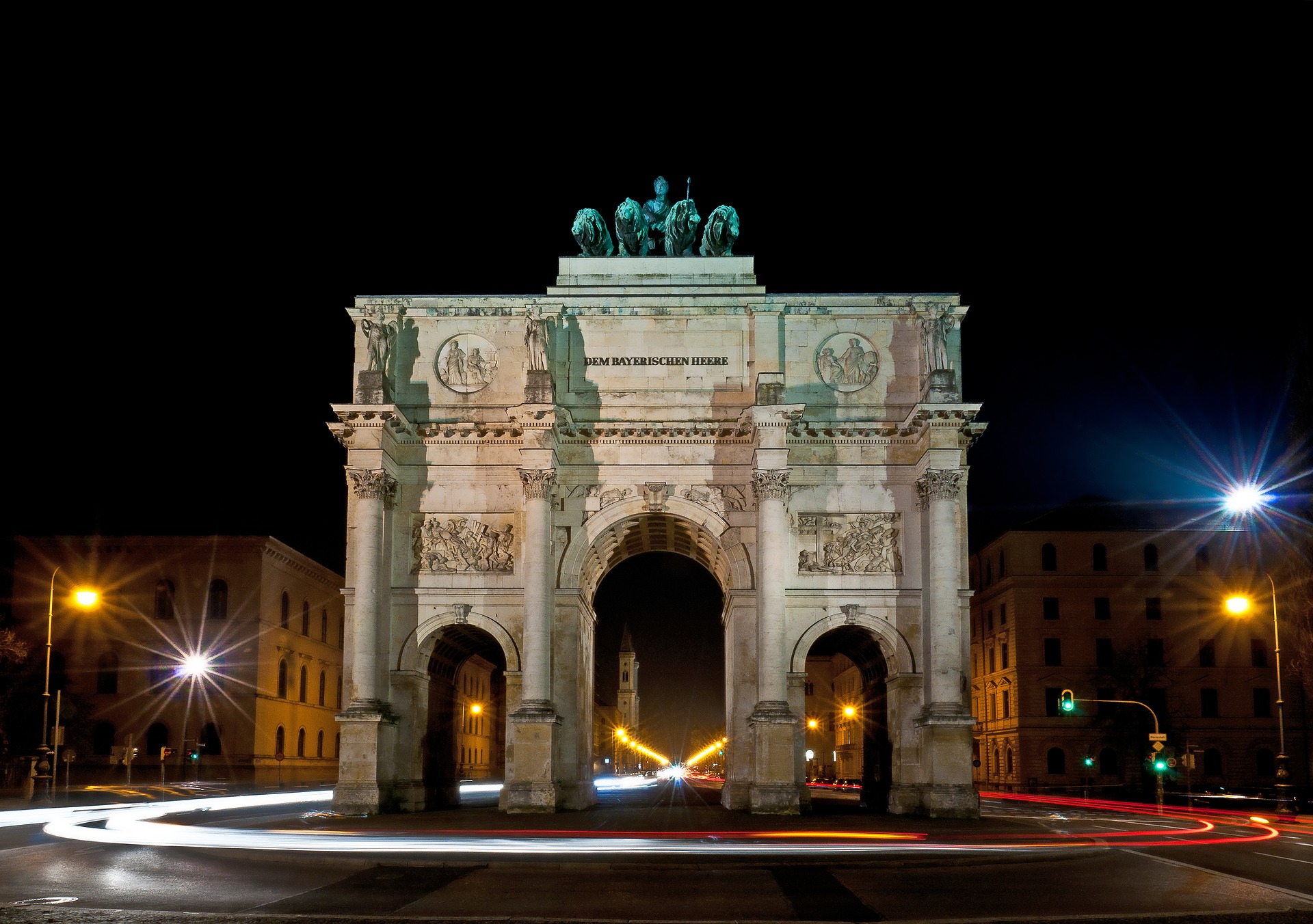 Arco do Triunfo de Munique, Alemanha Arco do Triunfo de Munique, Alemanha