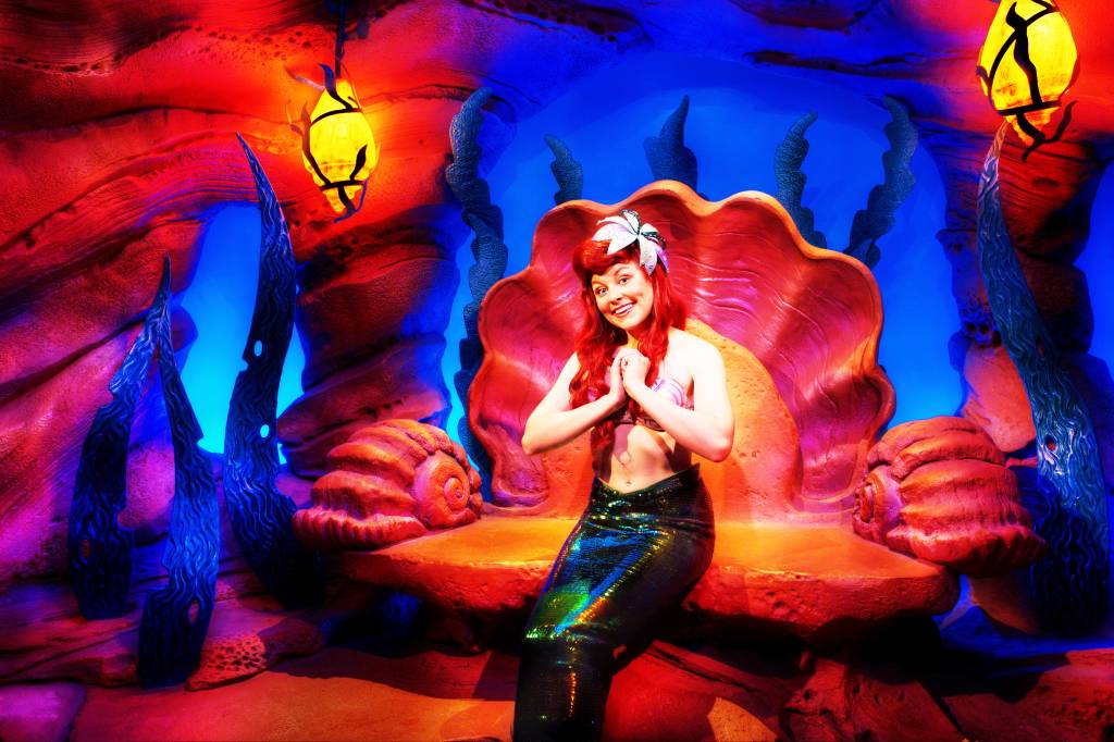 Princesa Ariel no Magic Kingdom, parque do Walt Disney World de Orlando, Flórida, Estados Unidos