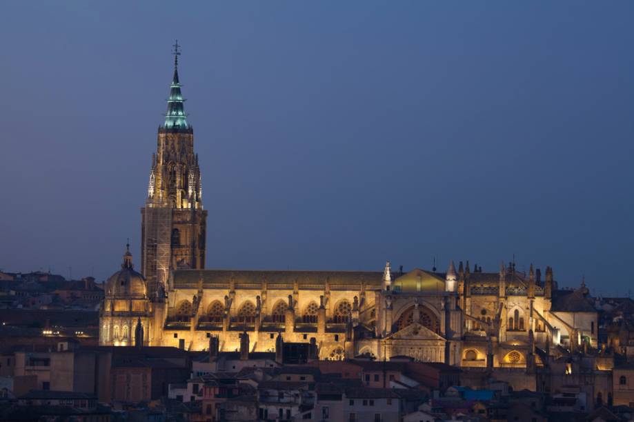 A Catedral de Toledo, do século 13, abriga obras de artistas consagrados, como Velázquez, Goya, Caravaggio e El Greco A Catedral de Toledo, do século 13, abriga obras de artistas consagrados, como Velázquez, Goya, Caravaggio e El Greco