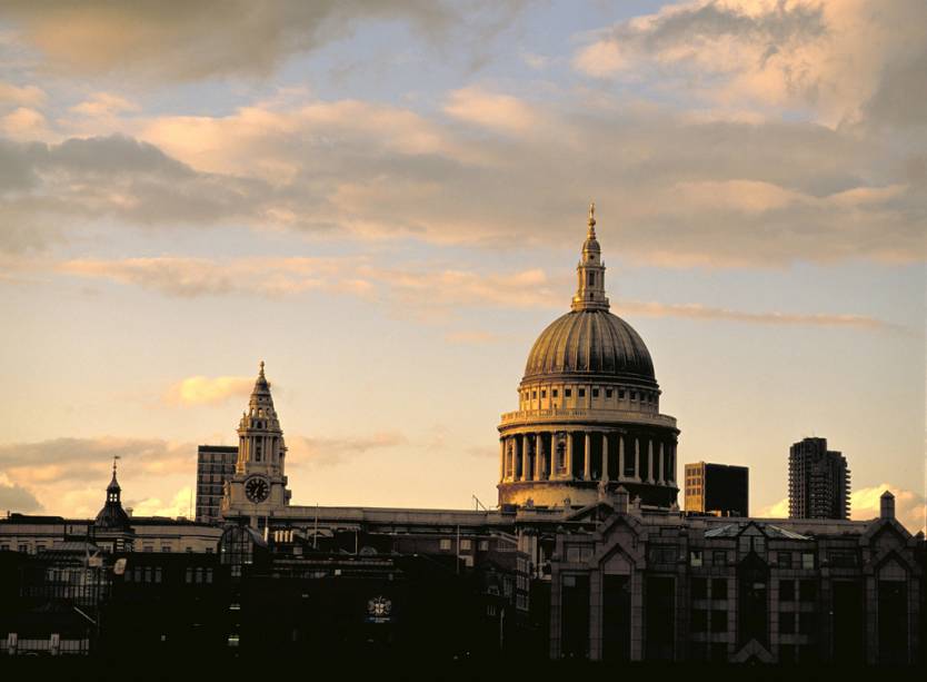 Catedral de St. Paul é a maior igreja de Londres e foi palco para o memorável casamento de Diana e Charles