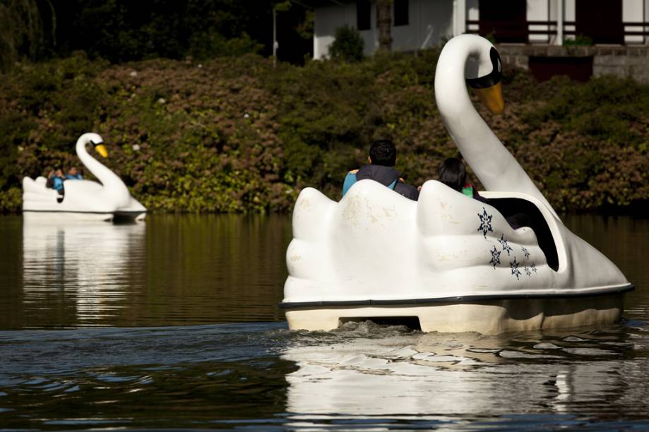 Pedalinhos no Lago Negro