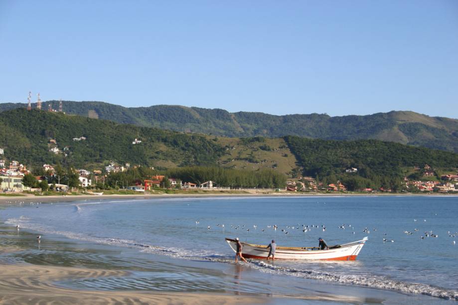 Pescadores na Praia central