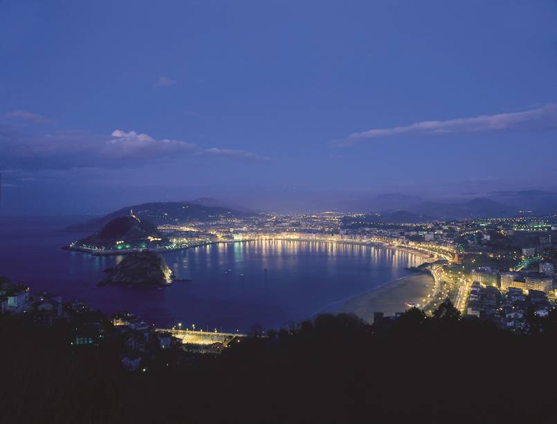 Playa de La Concha, em San Sebastián