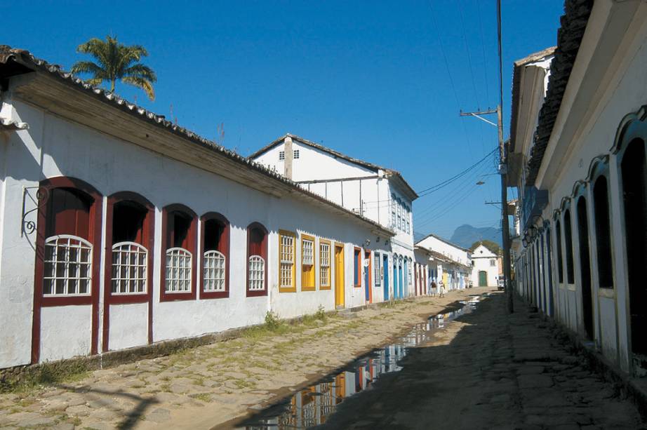 O casario colonial de Paraty comp&otilde;e um dos conjuntos arquitet&ocirc;nicos mais bem-conservados do pa&iacute;s