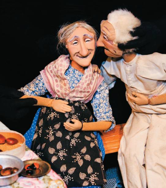 Os bonecos do Teatro Espa&ccedil;o, em Paraty, Rio de Janeiro