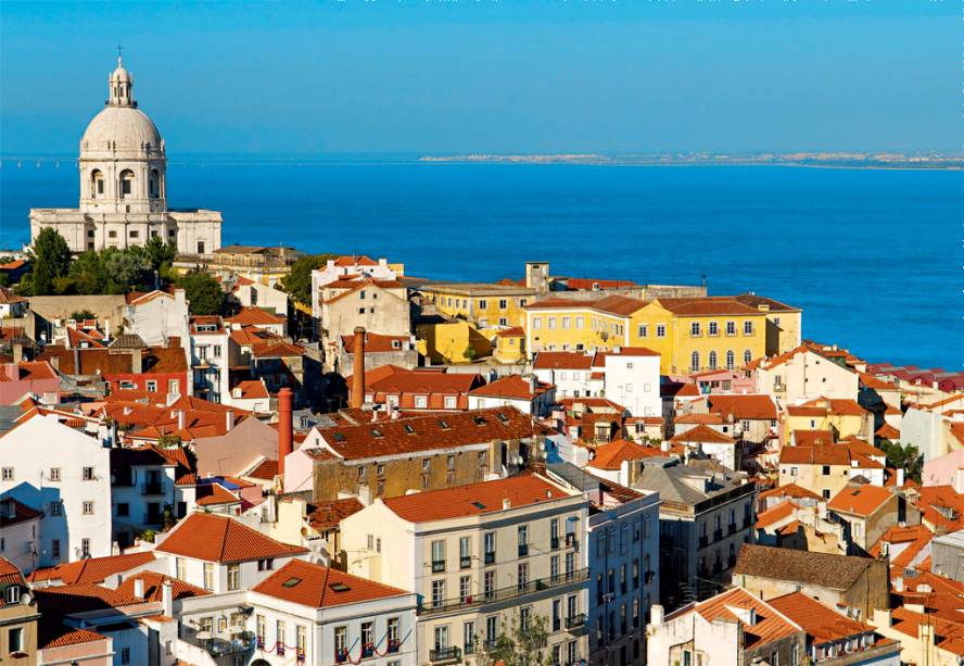 O bairro de Alfama, em Lisboa