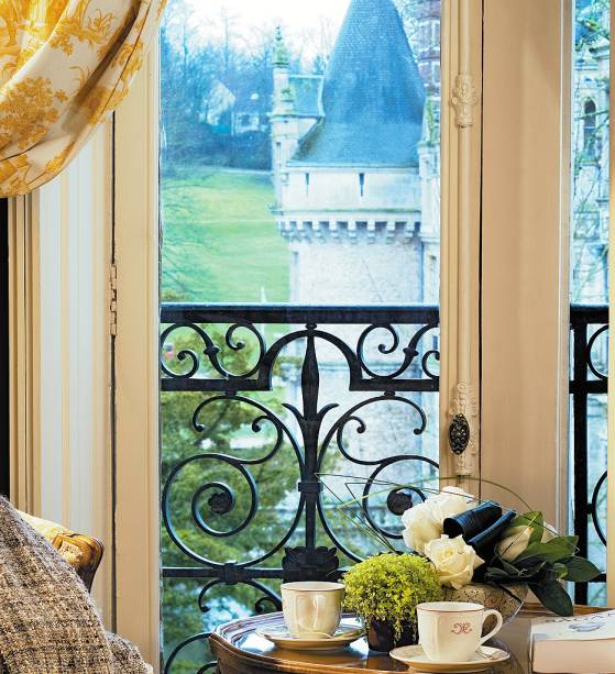 O Chateau d&rsquo;Esclimont, ontem castelo, hoje hotel, em Chartres