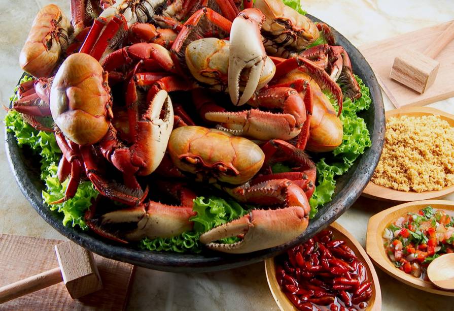 A caranguejada capixaba é um dos pratos típicos de Vitória A caranguejada capixaba é um dos pratos típicos de Vitória