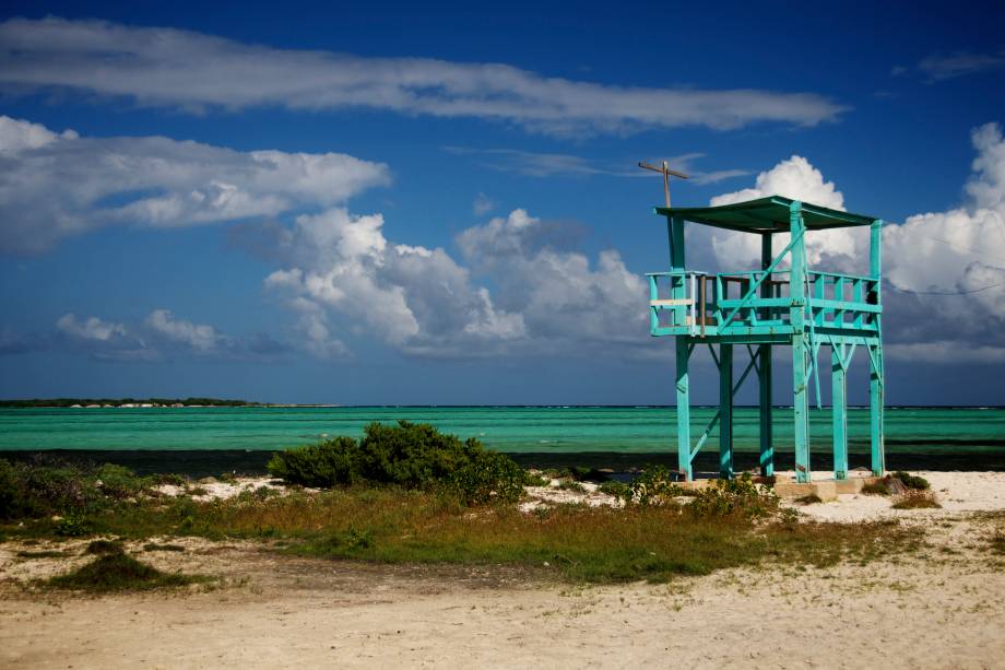 O mar caribenho do <a href="https://viajeaqui.abril.com.br/cidades/bonaire-kralendijk" rel="Bonaire" target="_blank"><strong>Bonaire</strong></a>