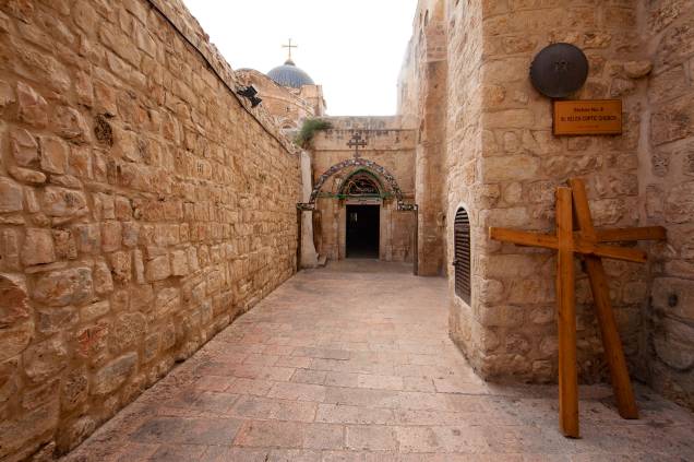Estação 9 da Via Dolorosa Estação 9 da Via Dolorosa