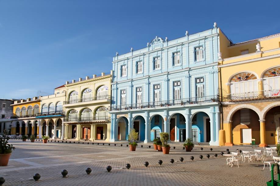 Plaza Vieja, na Velha Havana Plaza Vieja, na Velha Havana
