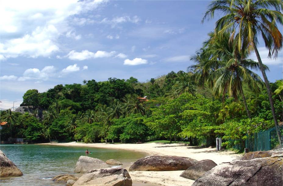 <strong>Praia de Santa Tereza</strong>, onde ficam a cooperativa e o píer de pescadores