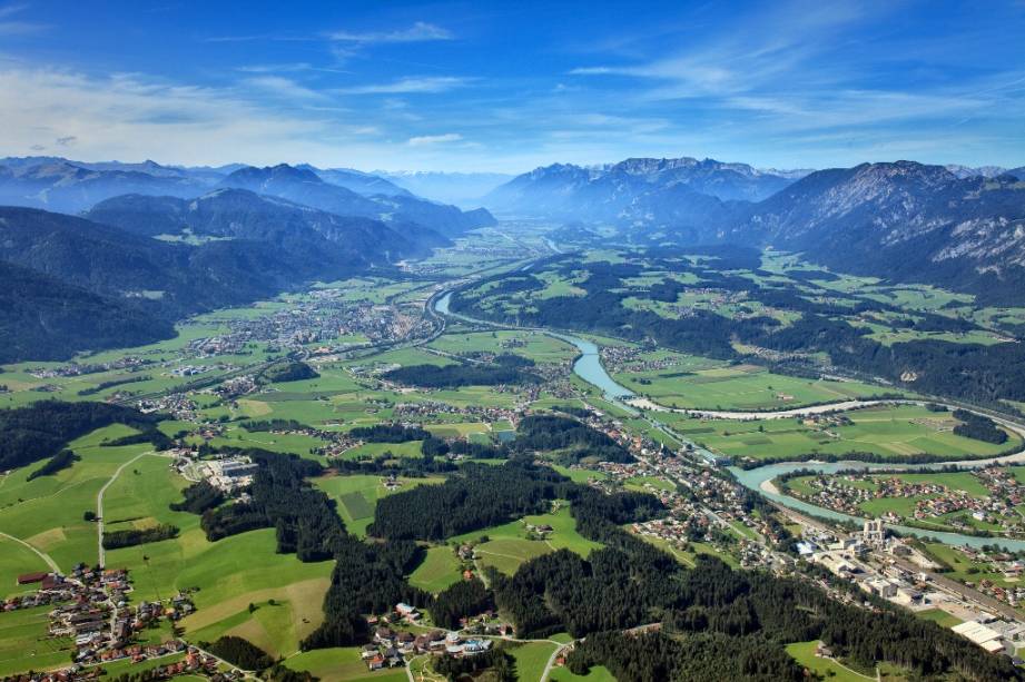 Vale do Inntal, no Tirol Vale do Inntal, no Tirol