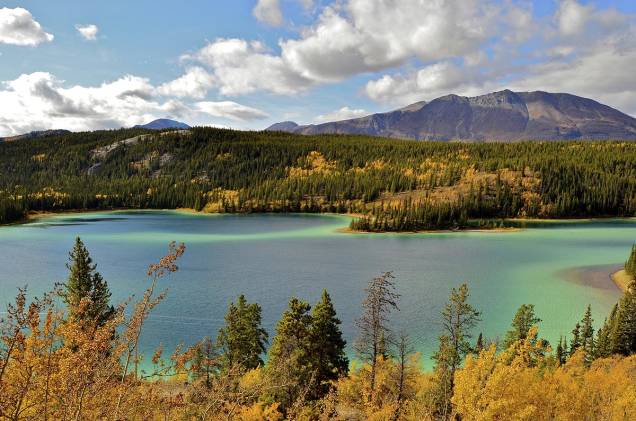 <strong>Yukon, <a href="https://viajeaqui.abril.com.br/paises/canada" target="_blank" rel="noopener">Canadá</a>, e Alasca, <a href="https://viajeaqui.abril.com.br/paises/estados-unidos" target="_blank" rel="noopener">Estados Unidos</a></strong> Engana-se quem pensa que o Canadá e o norte dos Estados Unidos são formados apenas por geleiras e que tudo é coberto por neve. Pelo contrário, é a terra dos contrastes, com florestas, vulcões, tundras e, claro, gelo. As temperaturas na trilha de Yukon (foto) costumam variar entre -8°C e 10°C. Outra opção, mais longa, com cerca de 1.700 quilômetros, é a trilha de Iditarod, em meio à vida selvagem do Alasca. Os melhores meses para visitar a região são junho, julho e agosto. <strong>Yukon, <a href="https://viajeaqui.abril.com.br/paises/canada" target="_blank" rel="noopener">Canadá</a>, e Alasca, <a href="https://viajeaqui.abril.com.br/paises/estados-unidos" target="_blank" rel="noopener">Estados Unidos</a></strong> Engana-se quem pensa que o Canadá e o norte dos Estados Unidos são formados apenas por geleiras e que tudo é coberto por neve. Pelo contrário, é a terra dos contrastes, com florestas, vulcões, tundras e, claro, gelo. As temperaturas na trilha de Yukon (foto) costumam variar entre -8°C e 10°C. Outra opção, mais longa, com cerca de 1.700 quilômetros, é a trilha de Iditarod, em meio à vida selvagem do Alasca. Os melhores meses para visitar a região são junho, julho e agosto.