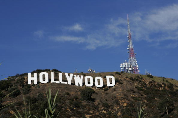 Famoso letreiro em Hollywood, na cidade de Los Angeles Famoso letreiro em Hollywood, na cidade de Los Angeles