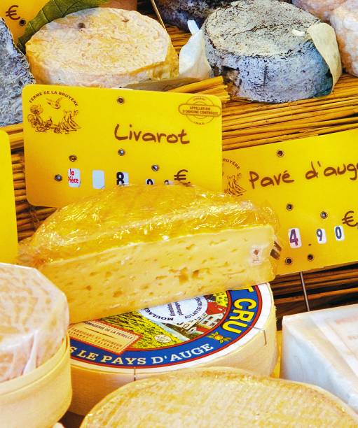 Coronel &ndash; o queijo livarot &ndash; exposto entre amigos mais cinzentos