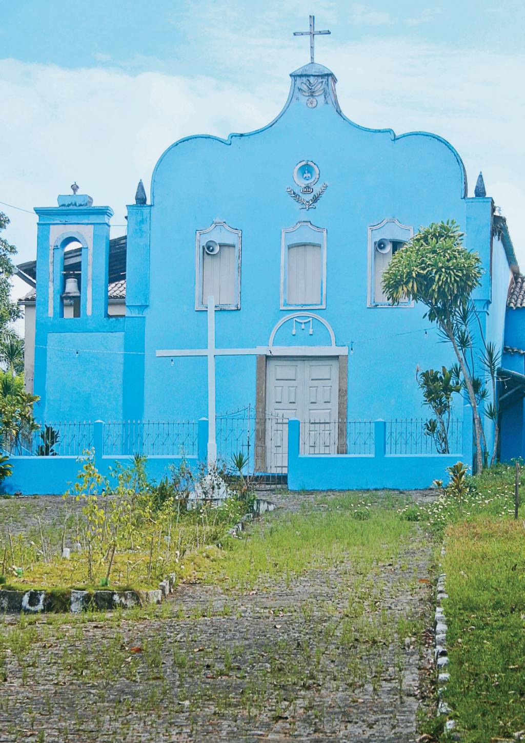A Igreja do Divino Esp&iacute;rito Santo, do s&eacute;culo 17, refer&ecirc;ncia da vila de Boipeba