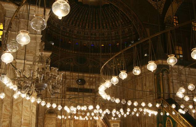 Mesquita Muhammad Ali, apelidada de Mesquita de Alabastro, no Cairo Mesquita Muhammad Ali, apelidada de Mesquita de Alabastro, no Cairo