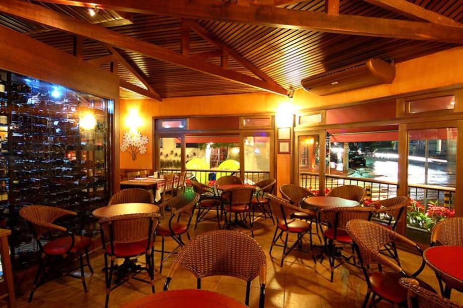 Ambiente da <a href="https://margherita.com.br/home/" rel="Pizzeria Margherita" target="_blank">Pizzeria Margherita</a>, em São Paulo 