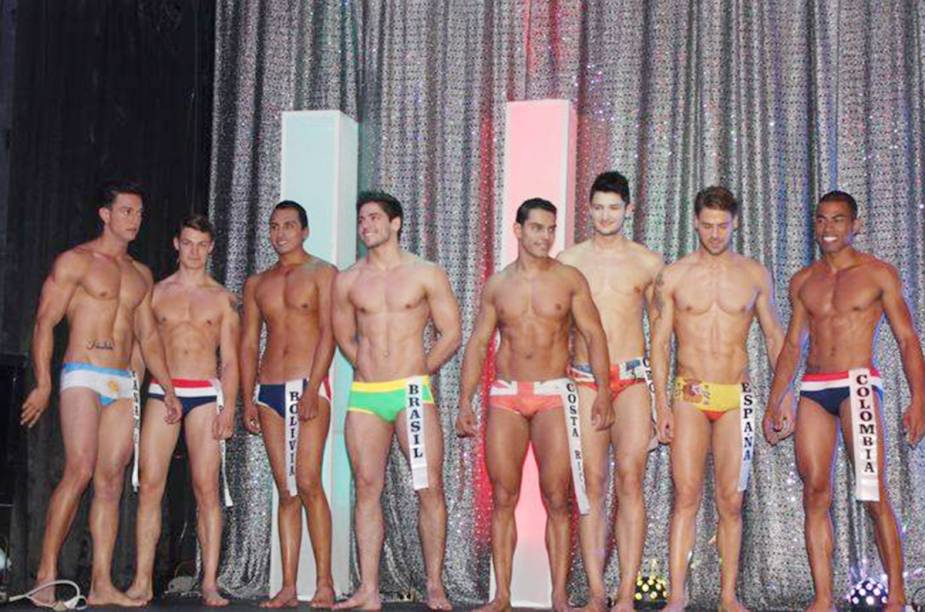 Os candidatos ao Mister Turismo Os candidatos ao Mister Turismo