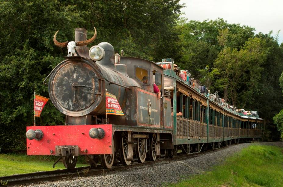 Trenzinho Wild Life Express, no Animal Kingdom