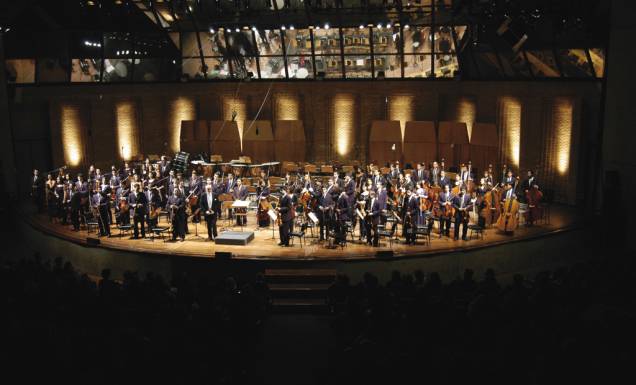 Principal palco do Festival Internacional de Inverno, o Auditório Cláudio Santoro, em Campos do Jordão, recebe espetáculos o ano inteiro Principal palco do Festival Internacional de Inverno, o Auditório Cláudio Santoro, em Campos do Jordão, recebe espetáculos o ano inteiro