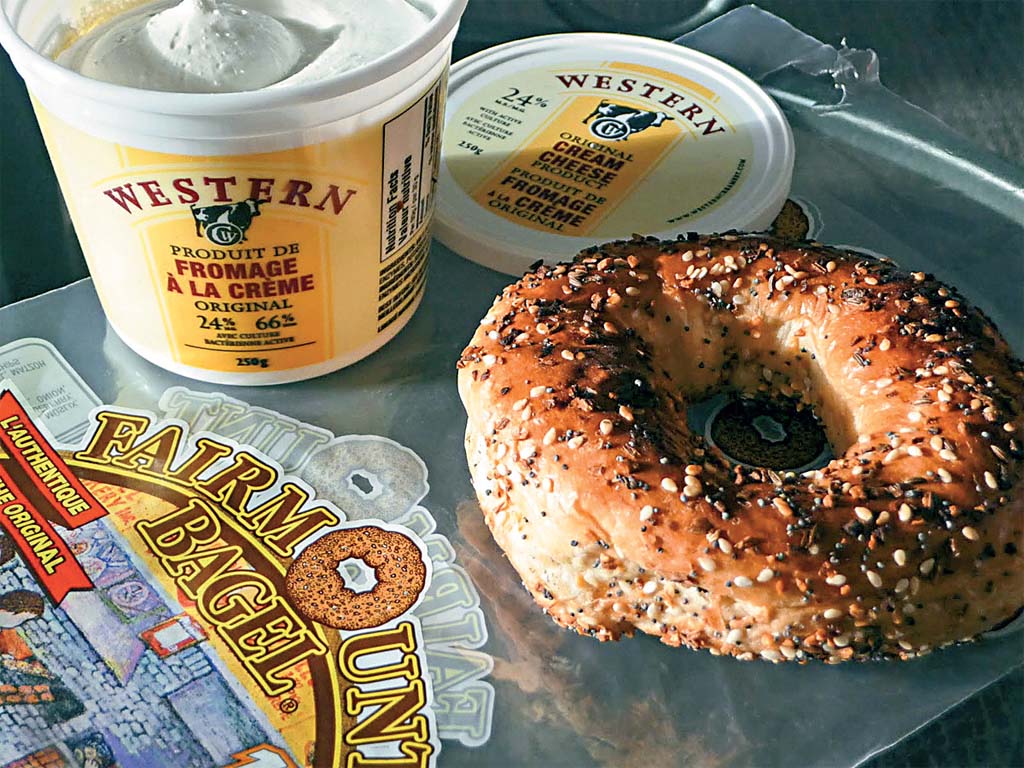Bagel à canadense Bagel à canadense