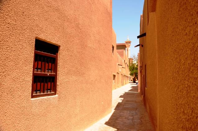 Ruelas do bairro de Bastakiya, em Bur Dubai Ruelas do bairro de Bastakiya, em Bur Dubai