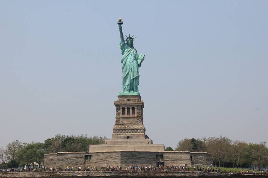 A Estátua da Liberdade é um passeio que agrada a todos da família