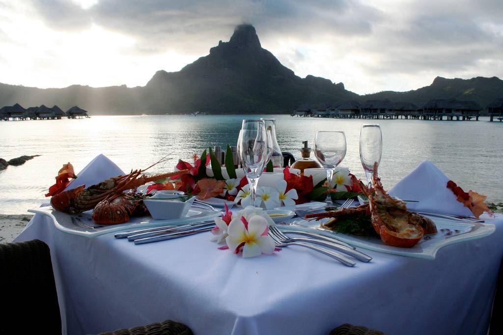 Jantar em Bora Bora Jantar em Bora Bora