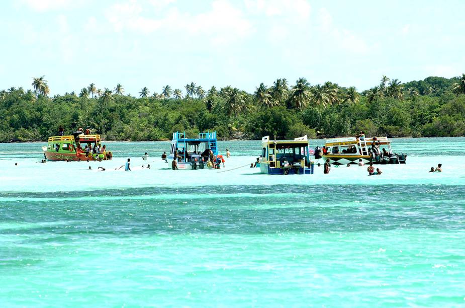 “Nylon Pool”, em Tobago: piscina natural de águas cristalinas formada nos recifes Bucco