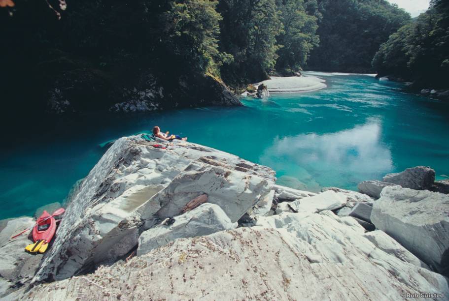 Haast River, na Baía de Plenty