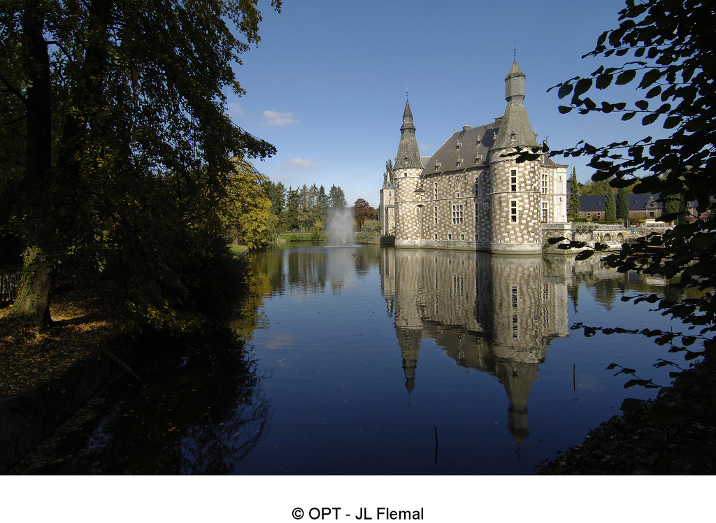 A história do Chateau de Jehay, em Liege, remonta ao século 15 e é um agradável passeio na região de Liège