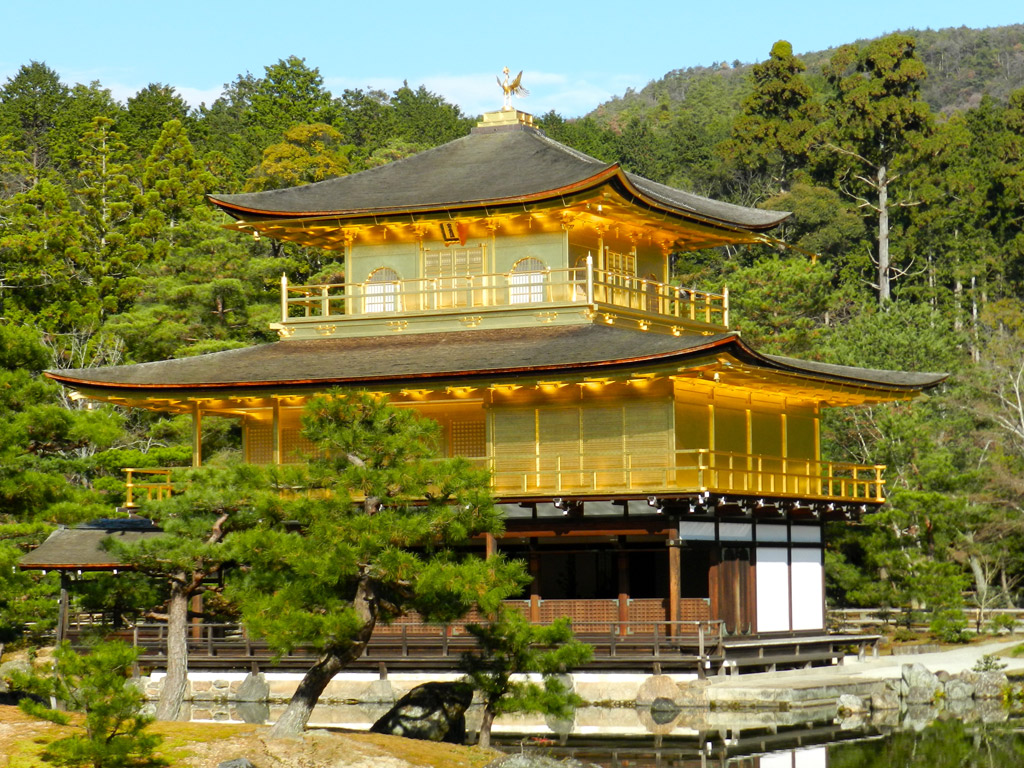 Pavilh&atilde;o Dourado, Kyoto, Jap&atilde;o