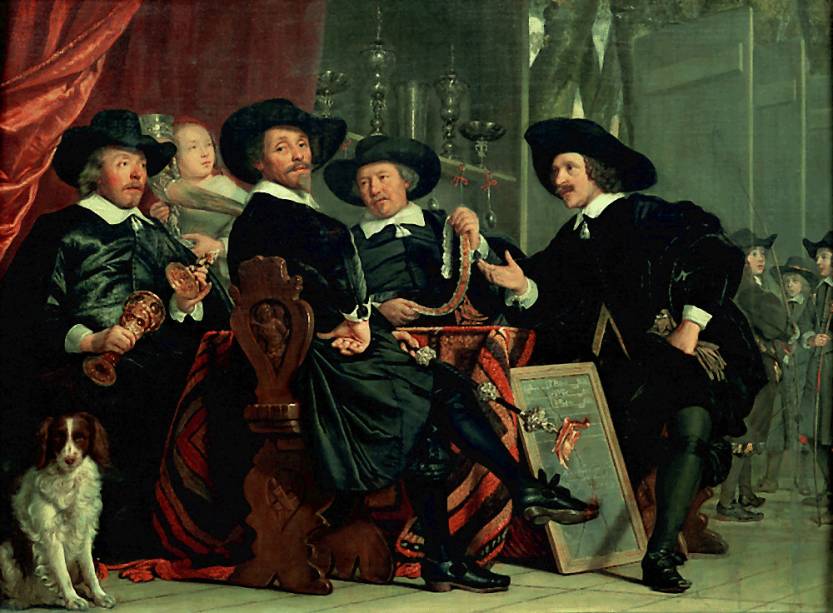 Confraria de São Sebastião de Amsterdã, Bartholomeus van der Helst, Museu do Louvre