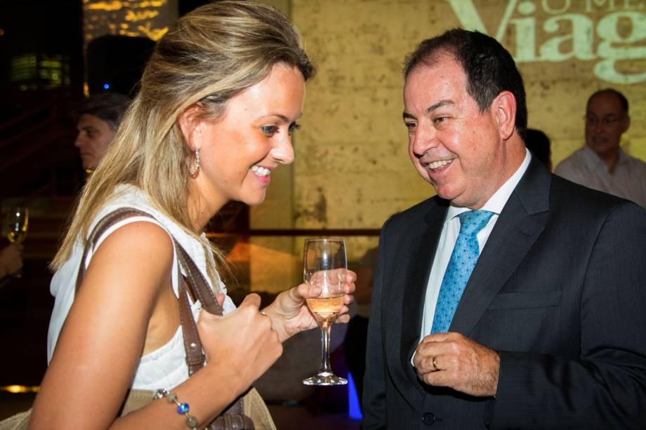 Dilson Verçosa, diretor da American Airlines no Brasil, e Silvia Dalla Vecchia, da Interamerican