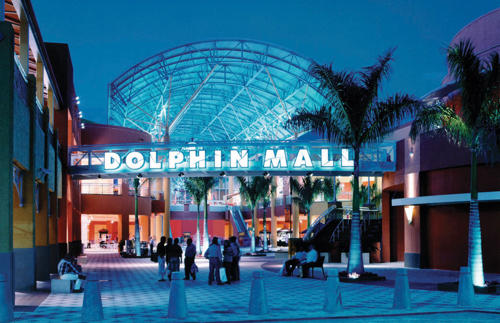 Dolphin Mall, em Miami Dolphin Mall, em Miami