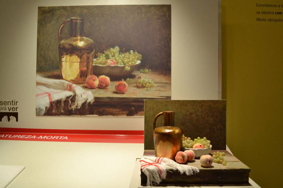 Obra da exposição Sentir prá Ver, na Pinacoteca, em São Paulo Obra da exposição Sentir prá Ver, na Pinacoteca, em São Paulo