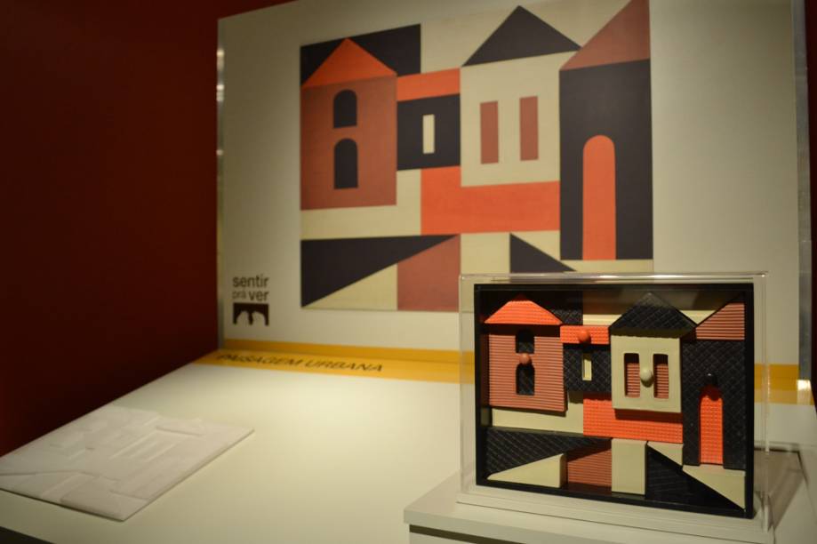 Obra da exposição Sentir prá Ver, na Pinacoteca, em São Paulo Obra da exposição Sentir prá Ver, na Pinacoteca, em São Paulo