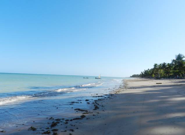 A Praia do Patacho, paradisíaca, e sua superlotação A Praia do Patacho, paradisíaca, e sua superlotação