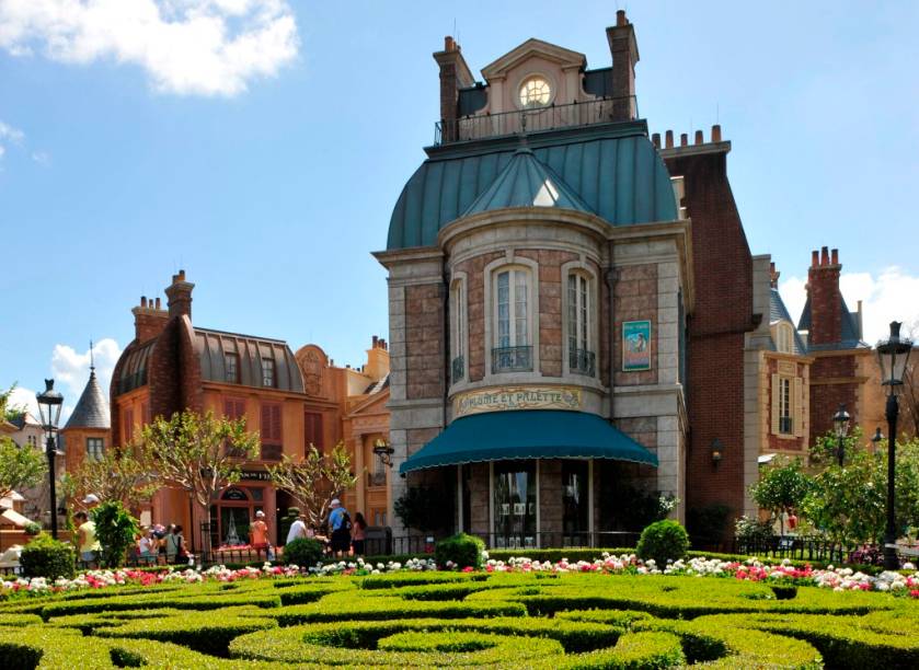 Pavilhão da França no World Showcase, uma das atrações do Epcot Center