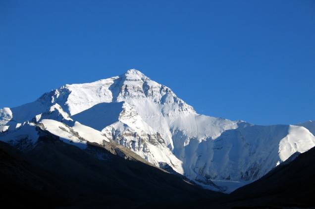 Face Norte do Everest, na fronteira entre China e Nepal Face Norte do Everest, na fronteira entre China e Nepal