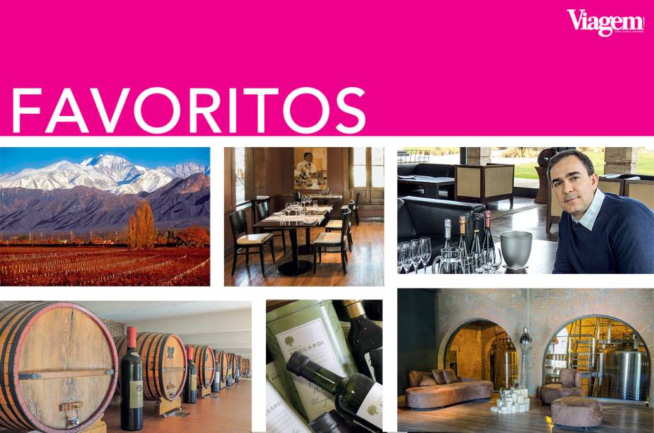 Flavio Faria, autor do livro <em>Guia de Vinícolas: Argentina</em>, indica cinco vinícolas para visitar e provar os melhores vinhos de <a href="https://viajeaqui.abril.com.br/cidades/ar-mendoza" rel="Mendoza," target="_blank"><strong>Mendoza,</strong></a> <a href="https://viajeaqui.abril.com.br/paises/argentina" rel="Argentina" target="_blank"><strong>Argentina</strong></a>