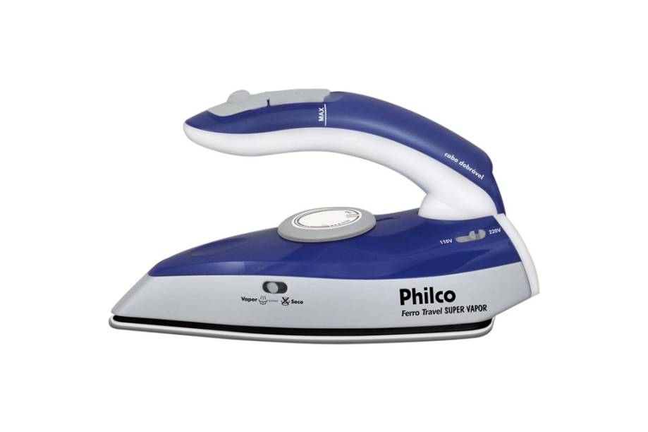 Com o ferro a vapor para viagens você não terá mais problemas com roupas amassadas. Compacto e com cabo dobrável, pode ser levado na mala de qualquer viajante. Com o ferro a vapor para viagens você não terá mais problemas com roupas amassadas. Compacto e com cabo dobrável, pode ser levado na mala de qualquer viajante.