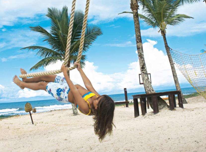 As crianças contam com uma intensa programação de atividades e com um restaurante exclusivo no Hotel Transamérica Ilha de Comandatuba (Bahia)