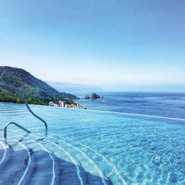 A melhor vista de Puerto Vallarta está no último andar do chiquérrimo Hotel Mousai