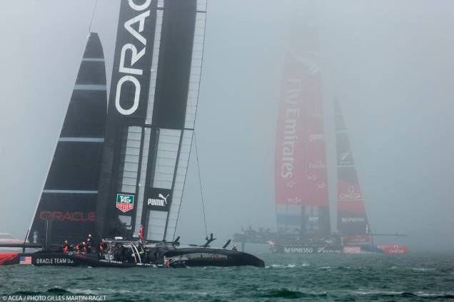A famosa névoa de San Francisco é um fator a mais nas táticas da Americas Cup 2013 A famosa névoa de San Francisco é um fator a mais nas táticas da Americas Cup 2013