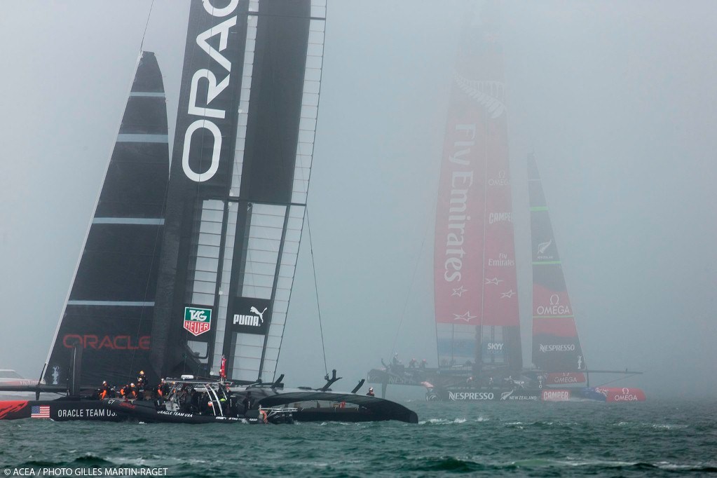 A famosa n&eacute;voa de San Francisco &eacute; um fator a mais nas t&aacute;ticas da Americas Cup 2013