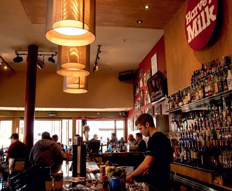 O bar Harvey’s, em SanFran O bar Harvey’s, em SanFran